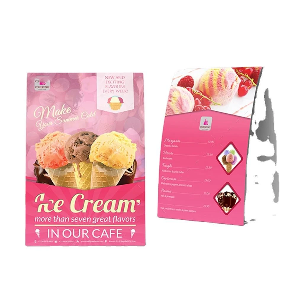 Custom Ice Cream Shop Menus best